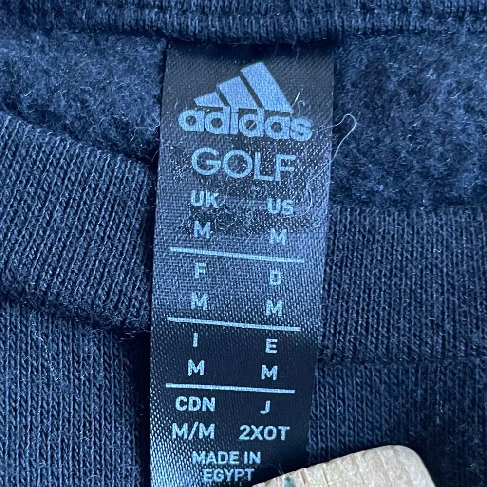 adidas Black & White Sweatshirt Golf Performance Top Layer Medium